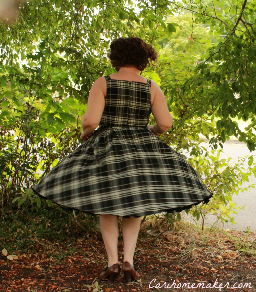 By Hand London Flora Dress: In Late Summer Plaid