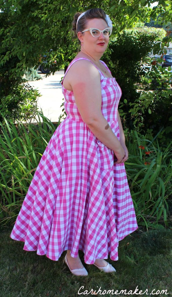 Pink gingham 13